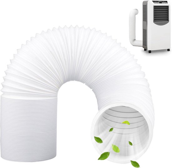 TOPOWN Afvoerslang voor mobiele airco – Flexibele slang airco lengte 2m, diameter 150mm