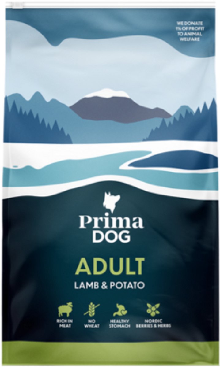 PrimaDog PrimaDog hondenvoer adult lam & aardappel - 3 kilo