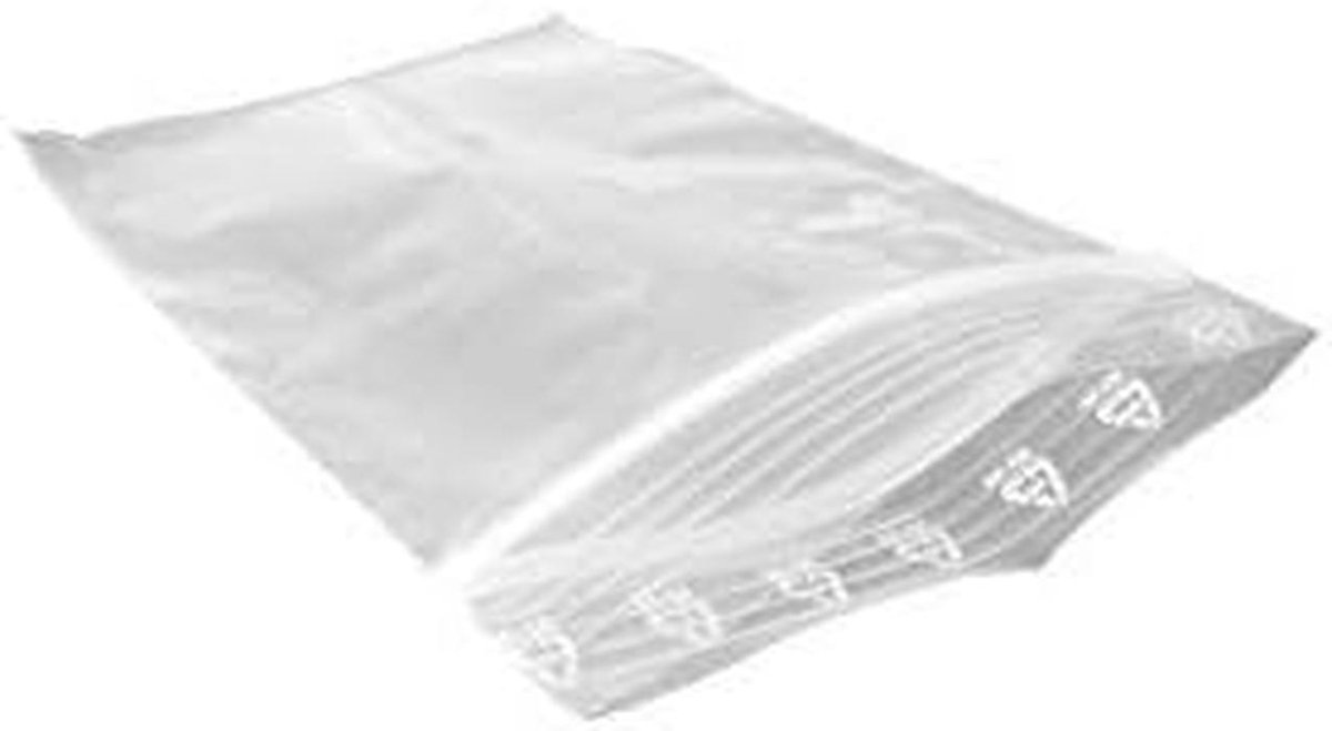 100 Zipsluiting Zakjes 70x100 mm Doorzichtige Plastic Opbergzakjes