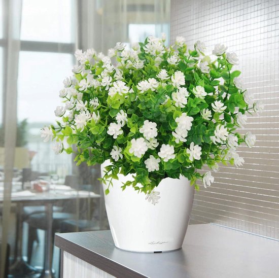 6 Bundels Kunstbloemen, Realistische Kunstbloemen, Balkonplanten