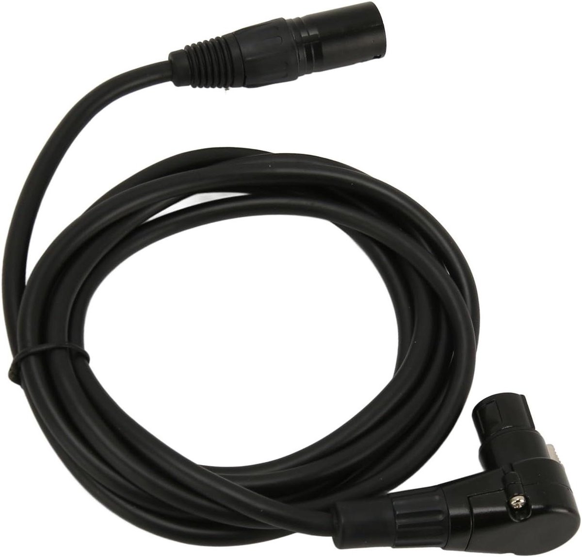XLR naar microfoonkabel - Haakse man-vrouw verbinding - 2 meter lengte