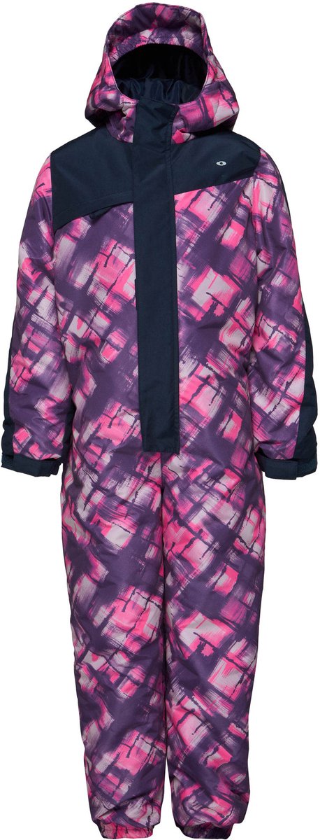 Kinderjumpsuit Loap Cuven Dblauw-paarsblauw