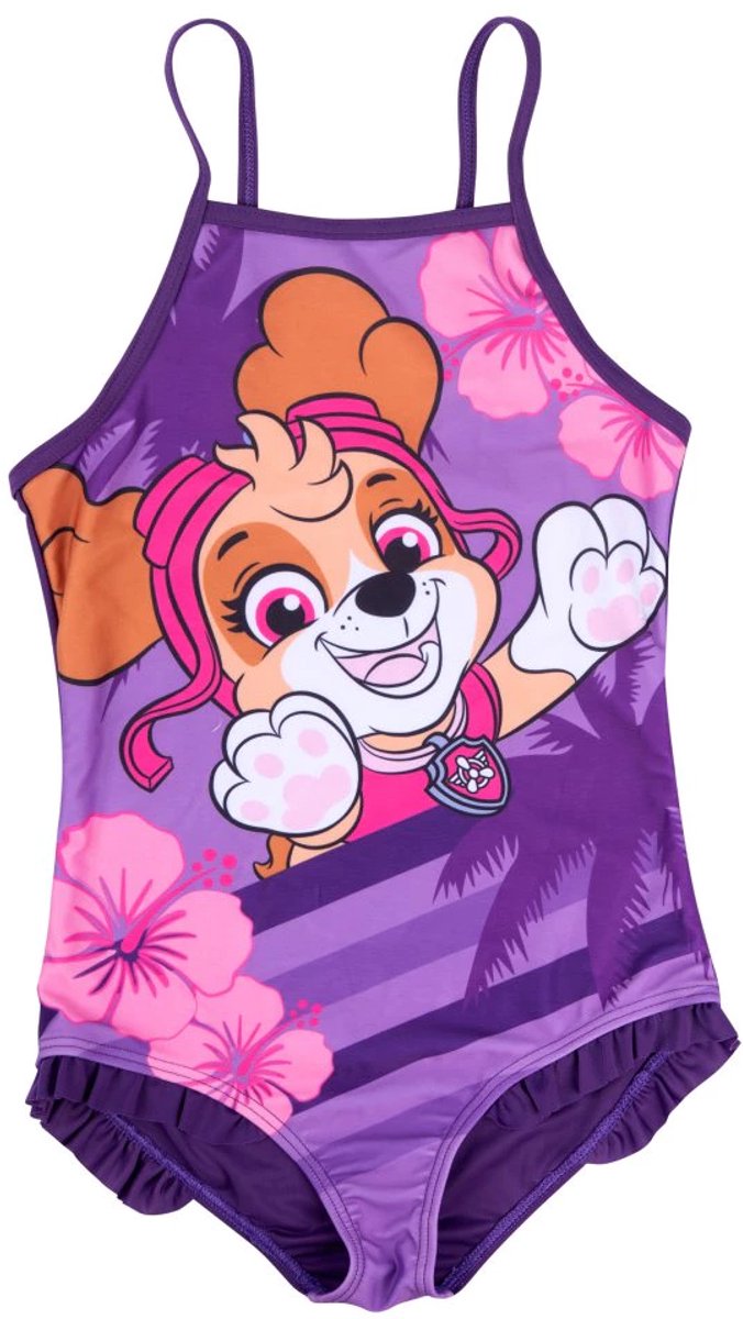 PAW Patrol Badpak / Zwemkleding - Skye - Paars