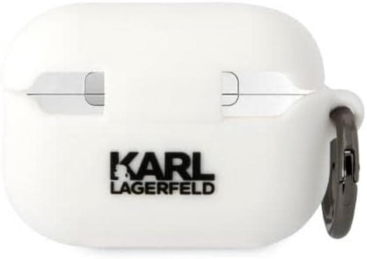 3D Katten Hoesje voor AirPods Pro 2 - Siliconen Beschermhoesje Wit