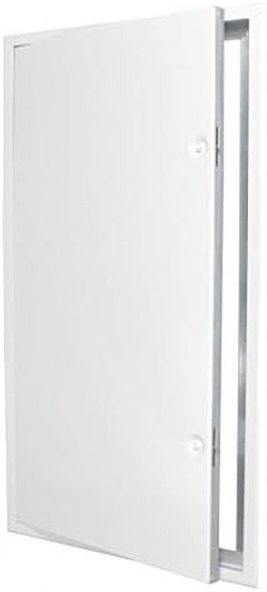 Revisiedeur Wit - Inspectiedeur Luik - Toegang Creëren - Inclusief Sleutel - 40 x 100 cm - Wit RAL 9016
