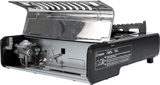 Draagbare Camping Gasstel Set met 8 Gaspatronen en Koffer — afbeelding 5