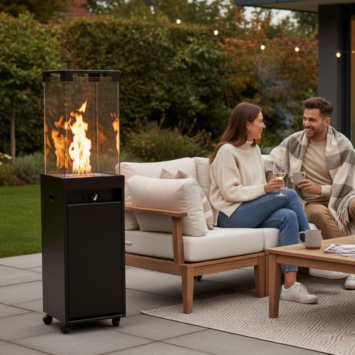 Terrashaard - Buitenhaard - Tuinhaard op Gas - 8,2kW