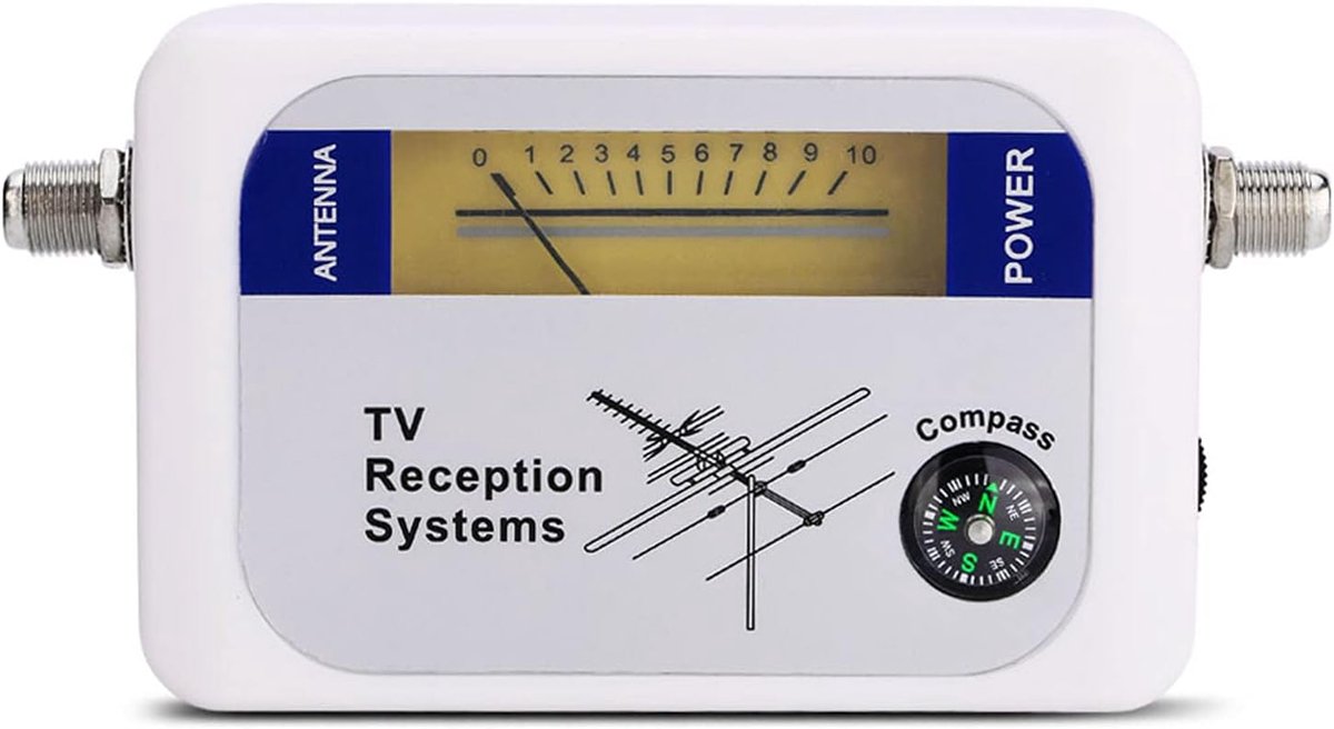 TV Antenna Signal Strength Gauge - Digital Signal Finder - Terrestrial TV Receiver