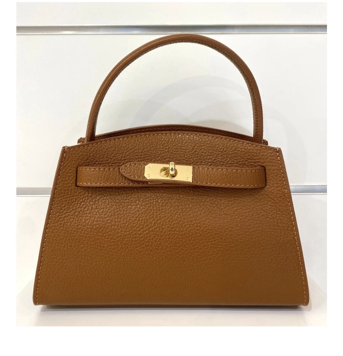 Mondieux madame tas Constance in camel kleurbij Bibossline