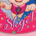 Gros plan de Skye avec des étoiles scintillantes et le texte "Skye !".