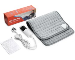 Je Huis Elektrische Warmtemat – Verwarmingskussen voor Mensen en Huisdieren met 9 Temperatuurniveaus, Timer & Oververhittingsbeveiliging.