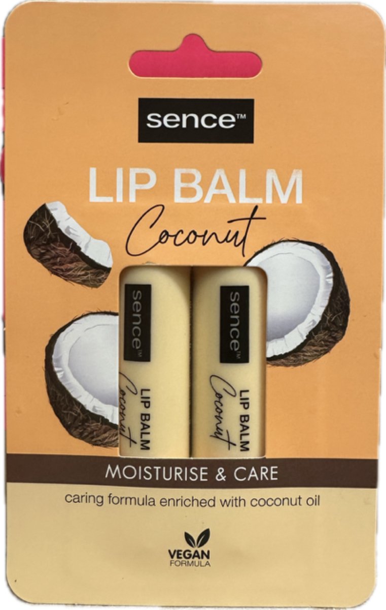 Sence Lippenbalsem Coconut 2 stuks