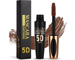 MAXFINE |Bruine Mascara | Verlengende Mascara | Waterproof mascara | Volume mascara | Lengte mascara | Mascara voor langere wimpers| tube mascara | tubing mascara | Volum Express Magnum | Waterproof Mascara | 5D Technologie |Bruin