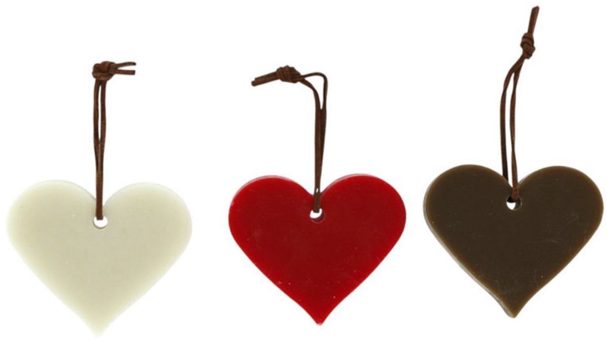 Home Society Geurende wax Ornamenten Heart