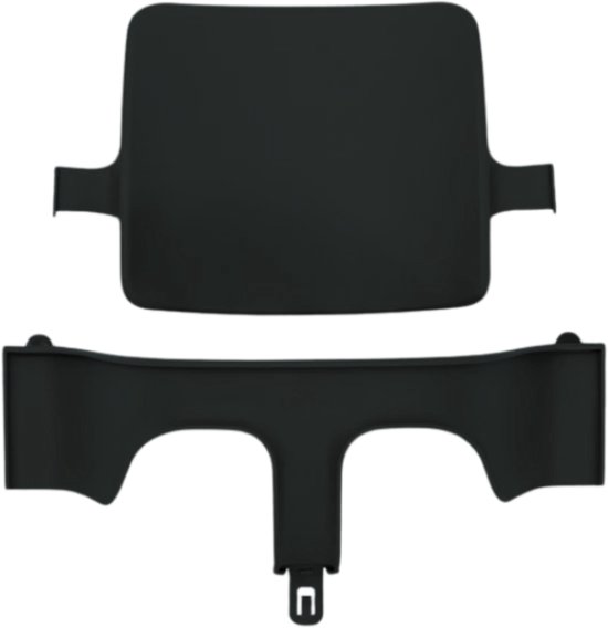 Stoelverkleiner voor Stokke Tripp Trapp - Babyset - Rugleuning & Beugel - Zwart — afbeelding 3