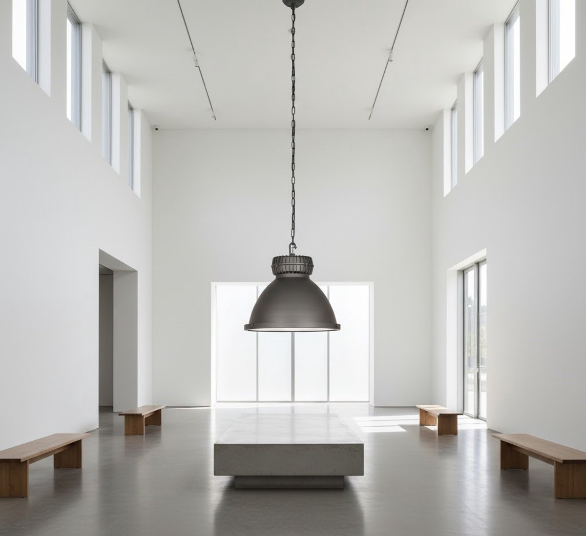 Industriele Hanglamp Titan Ø50 cm - Hoogte 40 cm, Verstelbaar en Dimbaar - Altameubel