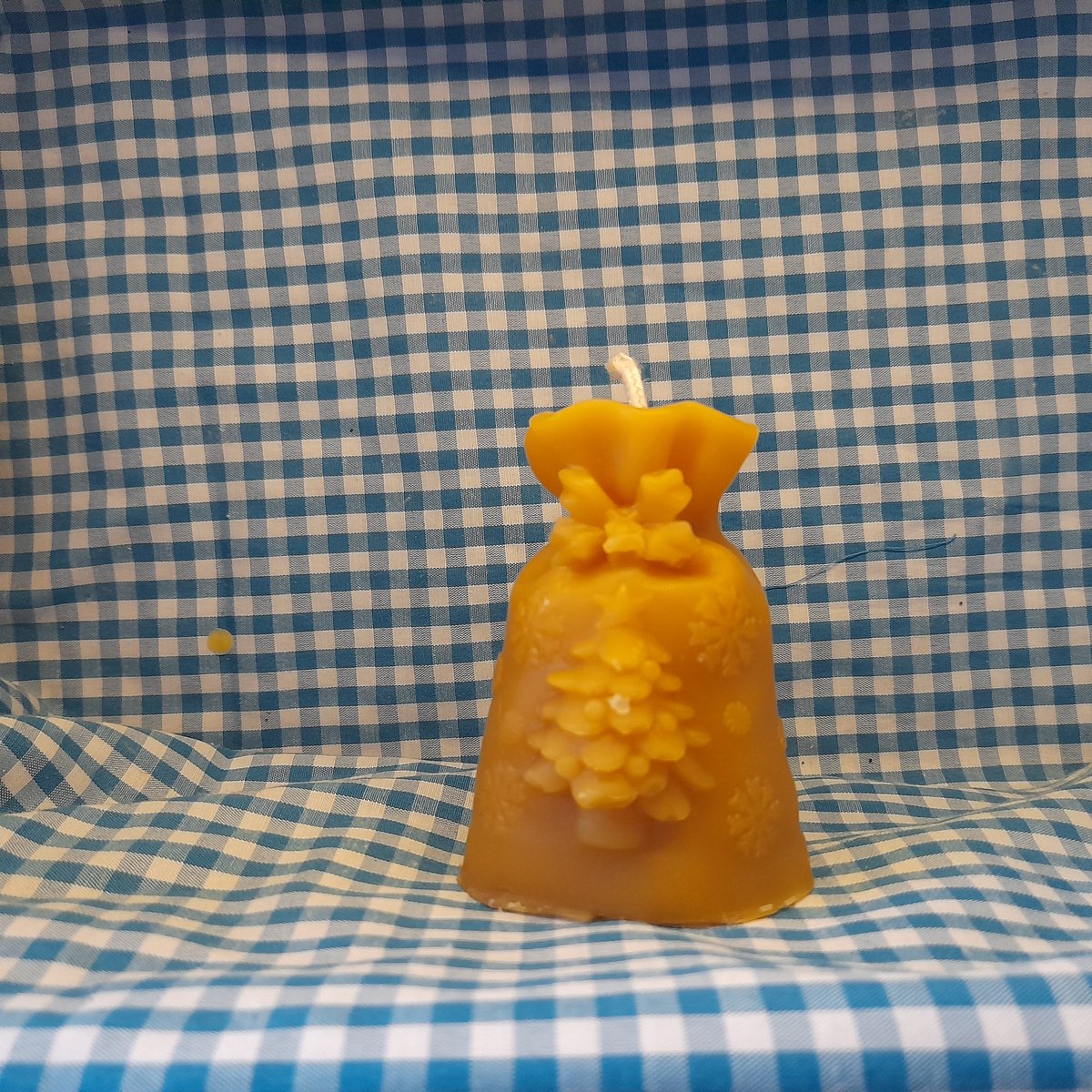 Bijenwaskaars, zak met cadeautjes