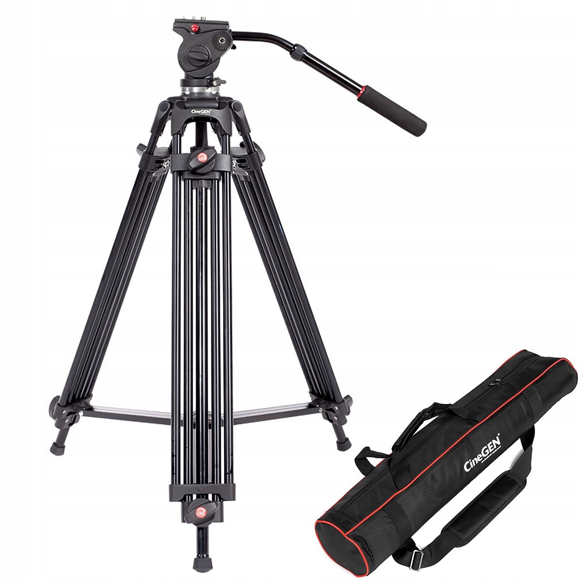 Professionele Camera Statief met Oliekop & Tas - Max 5kg