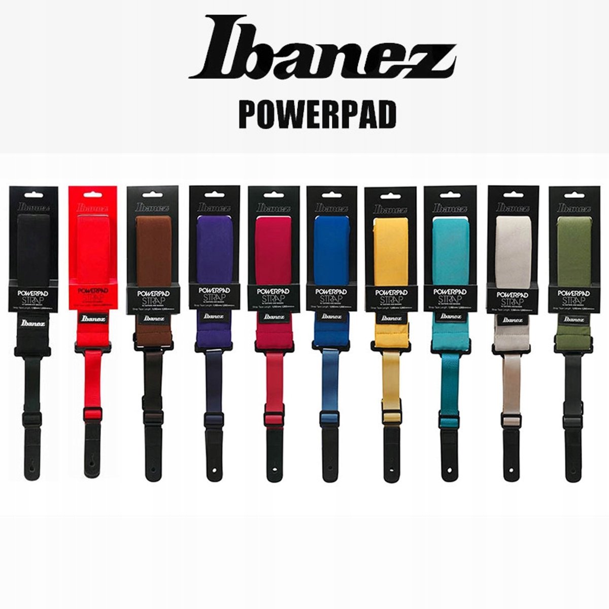 Ibanez GSF50 BR Gitaarband - Comfortabele Polyesther Band - Bruin
