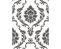 Barok glitter diamanten vinyl behang F24019