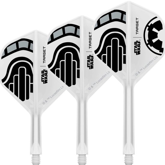 Target Star Wars K-Flex Storm Trooper NO2 - Dart Flights van Target — afbeelding 4