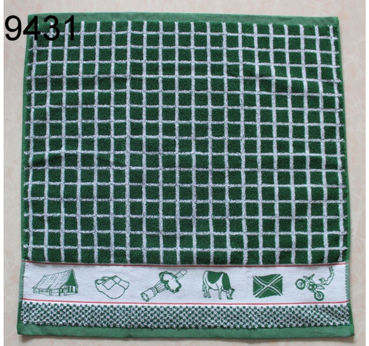 Achterhoek Keukendoek – 100% Katoen 50 x 50 cm met Vlag Design