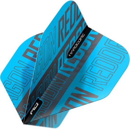 Red Dragon Hardcore XT Blue & Black Print - Dart Flights van Red Dragon — afbeelding 3