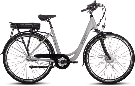 【Vroege Kerstdeals】SAXXX Advanced Plus Wave - Elektrische Fiets - 95% Vooraf Geassembleerd Vouwfiets - 375Wh uitneembare accu - 80 km Actieradius - Shimano Nexus 3-versnellingssysteem - Achterwielmotor 250W - 28" CST - Zadelpenhoogte 45 cm - Grijs - 【Vroege - €899,00