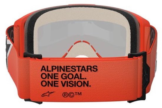 Alpinestars Vision 5 Corp Crossbril - Oranje - Lens spiegel rood — afbeelding 3
