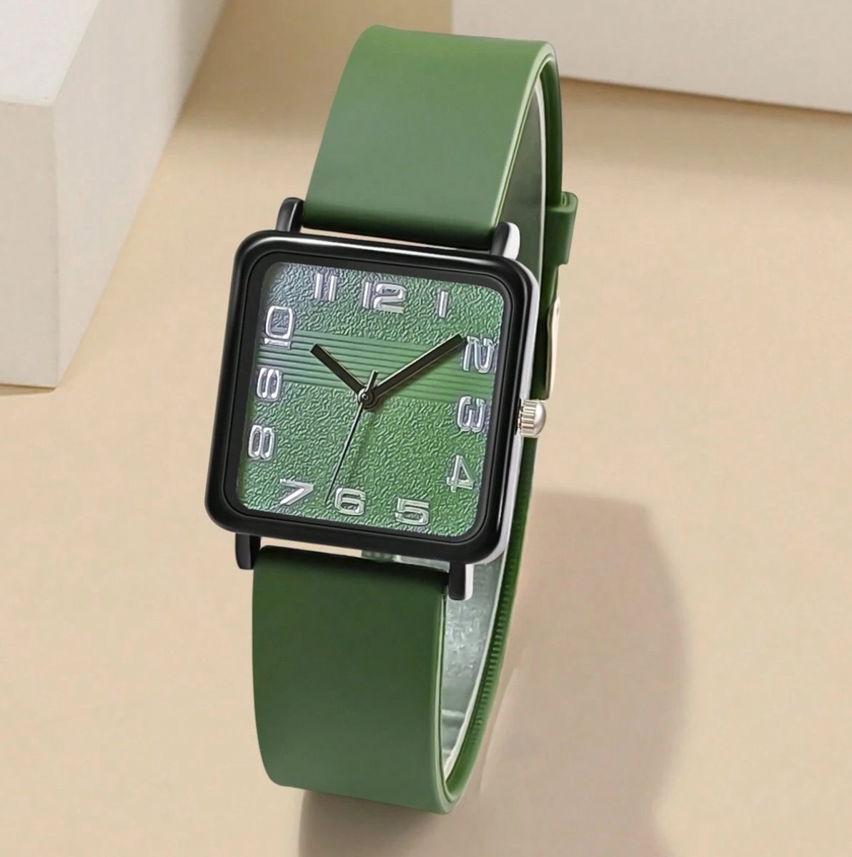 Stijlvolle Groen Heren-Dameshorloge