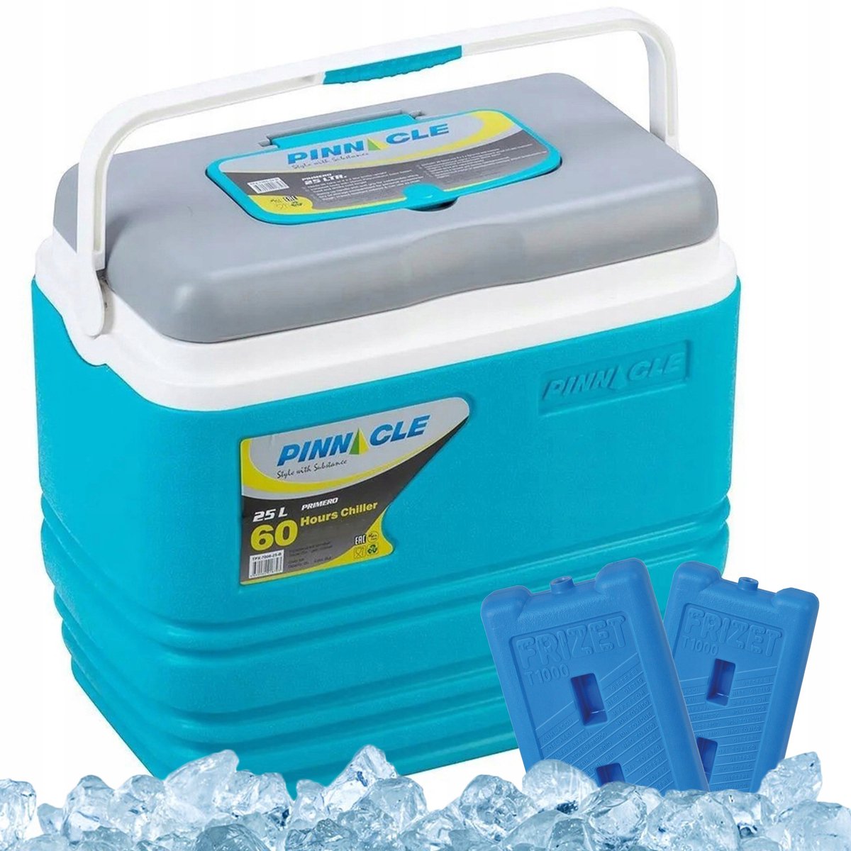 Pinnacle TPX7006 Koelbox 25L Blauw + 2 Koelpacks - Ideaal voor op reis