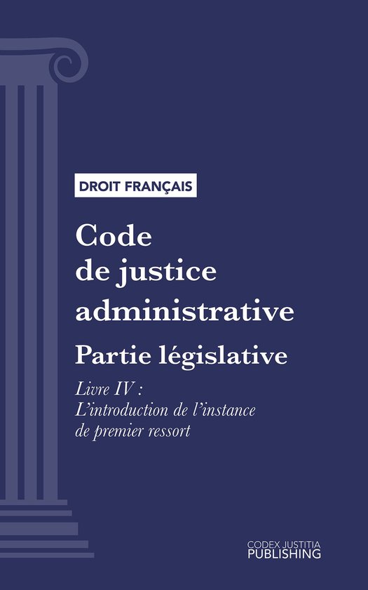 Code de justice administrative - cover