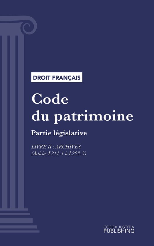 Code du patrimoine - cover