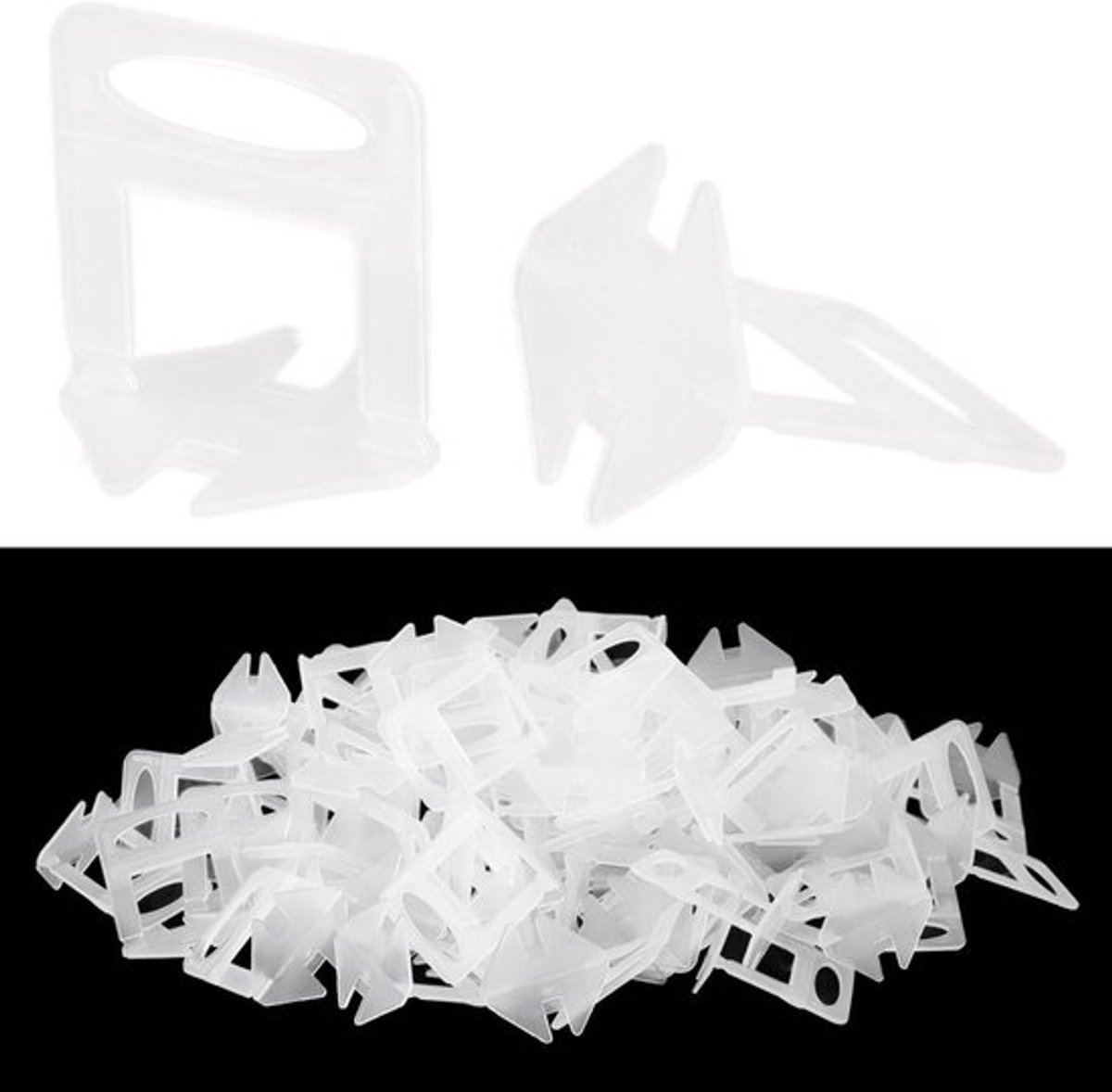 Tegelnivelleringssysteem 1,5 mm - PVC kunststof - 36 mm voegenbreedte - Tegels - Tegelgereedschap - 500 stuks