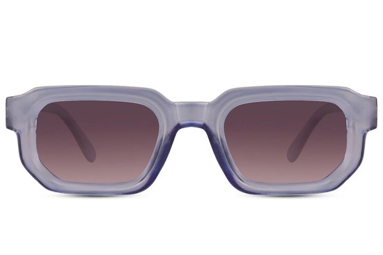 5787 The Blue Glazou zonnebril - festival zonnebril - rave & techno bril - Blauw zonnebril - Zwarte glazen zonnebril - Dames & Heren zonnebril - trendy zonnebril - zonnebril - fashion zonnebril |festival eyewear| Unisex + Brillen sleeve & Brillendoek — afbeelding 3