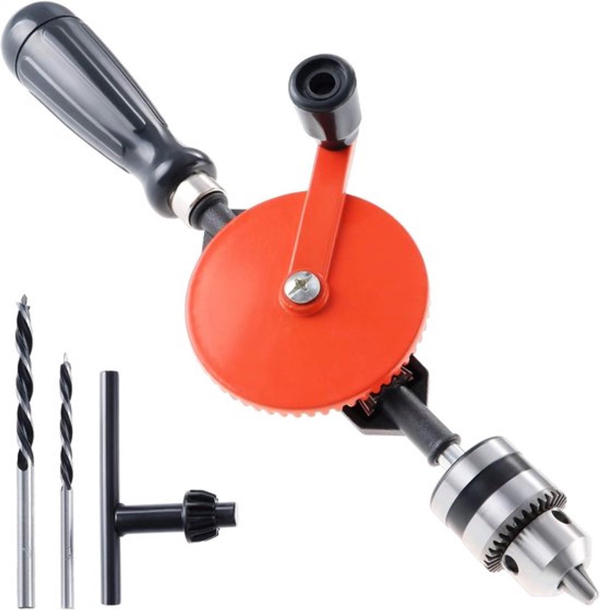 Handboormachine met dubbele rondsels, voor hout, kunststof, acryl en printplaat - 1,5-10 mm capacitiet.