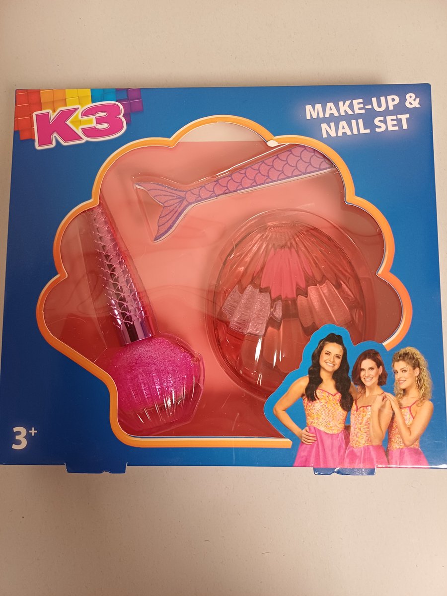 K3 nagel en make up set