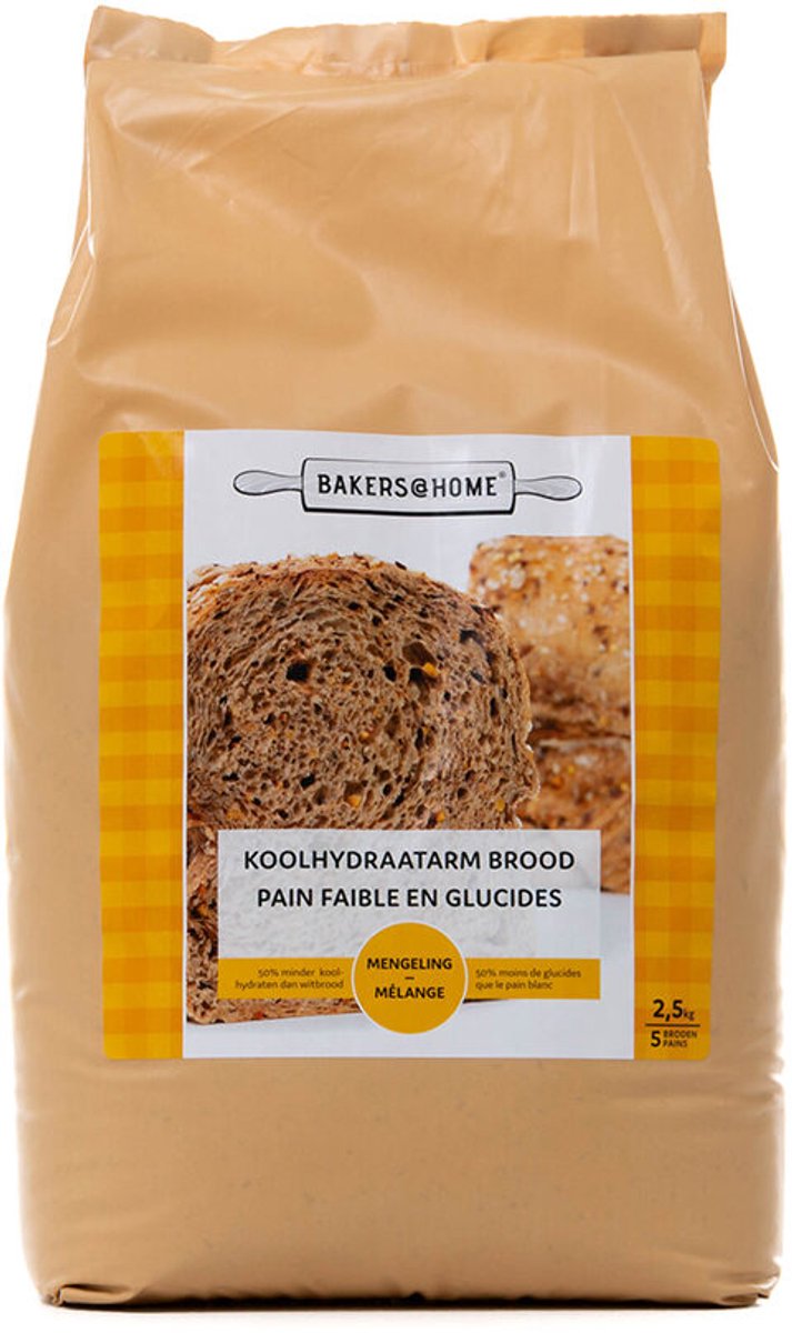 Bakers@home bloem voor Koolhydraatarmer brood