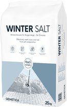 Strooizout/dooizout - 25KG Wit zak - WINTERSALT -De Icing strooizout om opritten en paden ijs- en sneeuwvrij te houden.