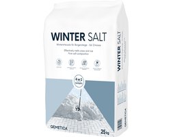 Strooizout/dooizout - 25KG Wit zak - WINTERSALT -De Icing strooizout om opritten en paden ijs- en sneeuwvrij te houden.