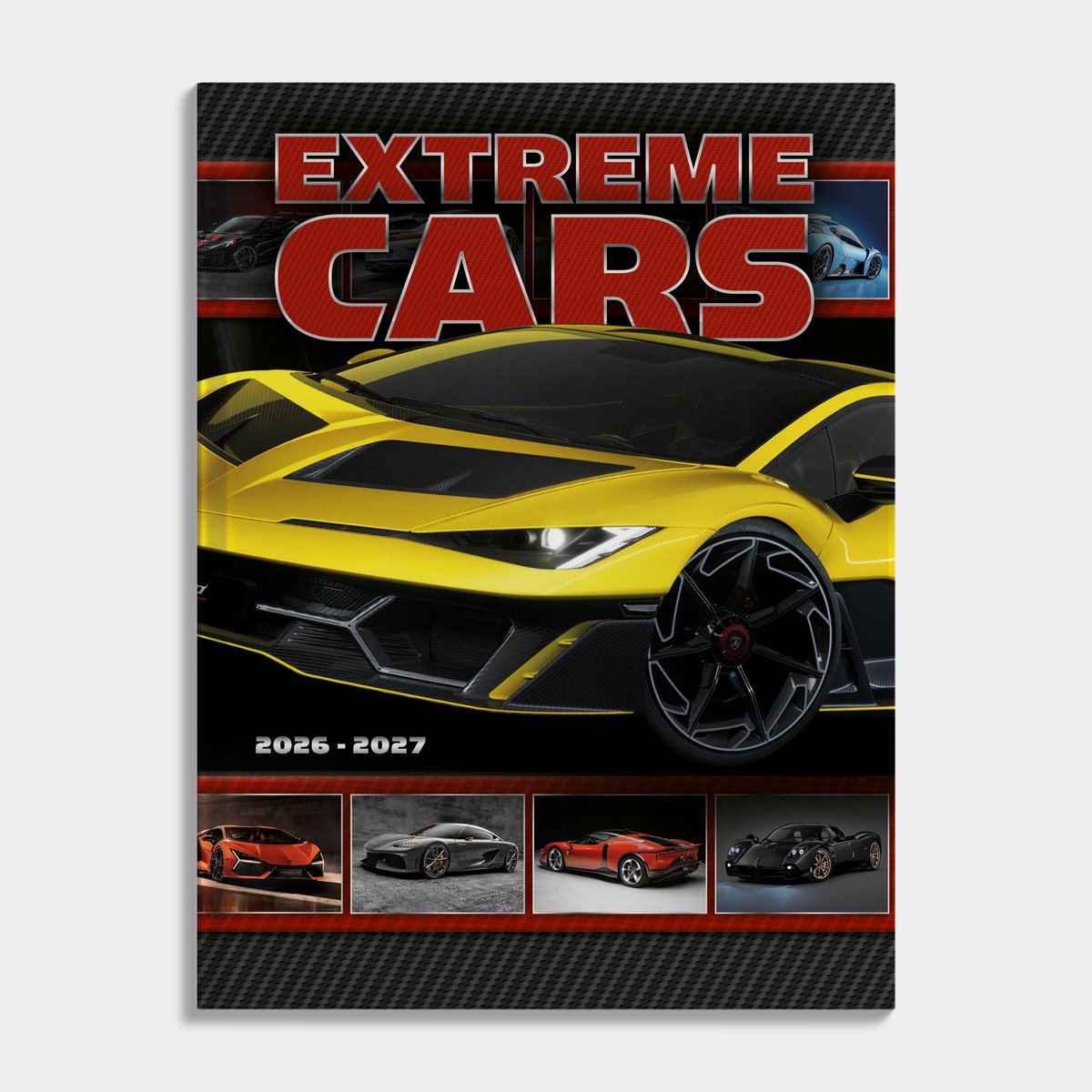 Hobbit - Auto Schoolagenda 2026-2027 - 1 week op 2 pagina's - Harde kaft - ±A5 (15,5 x 20,5 cm) - Extreme Cars