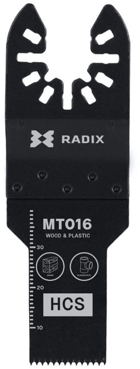 Radix - Multitool zaagblad - HCS - 18 tanden (1.4mm) - Gefreesd - 40x20mm