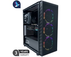 AZZA Prime Gaming PC - AMD Ryzen 7 8700F - Radeon RX 9060 XT - 32 GB RAM - 1 TB SSD