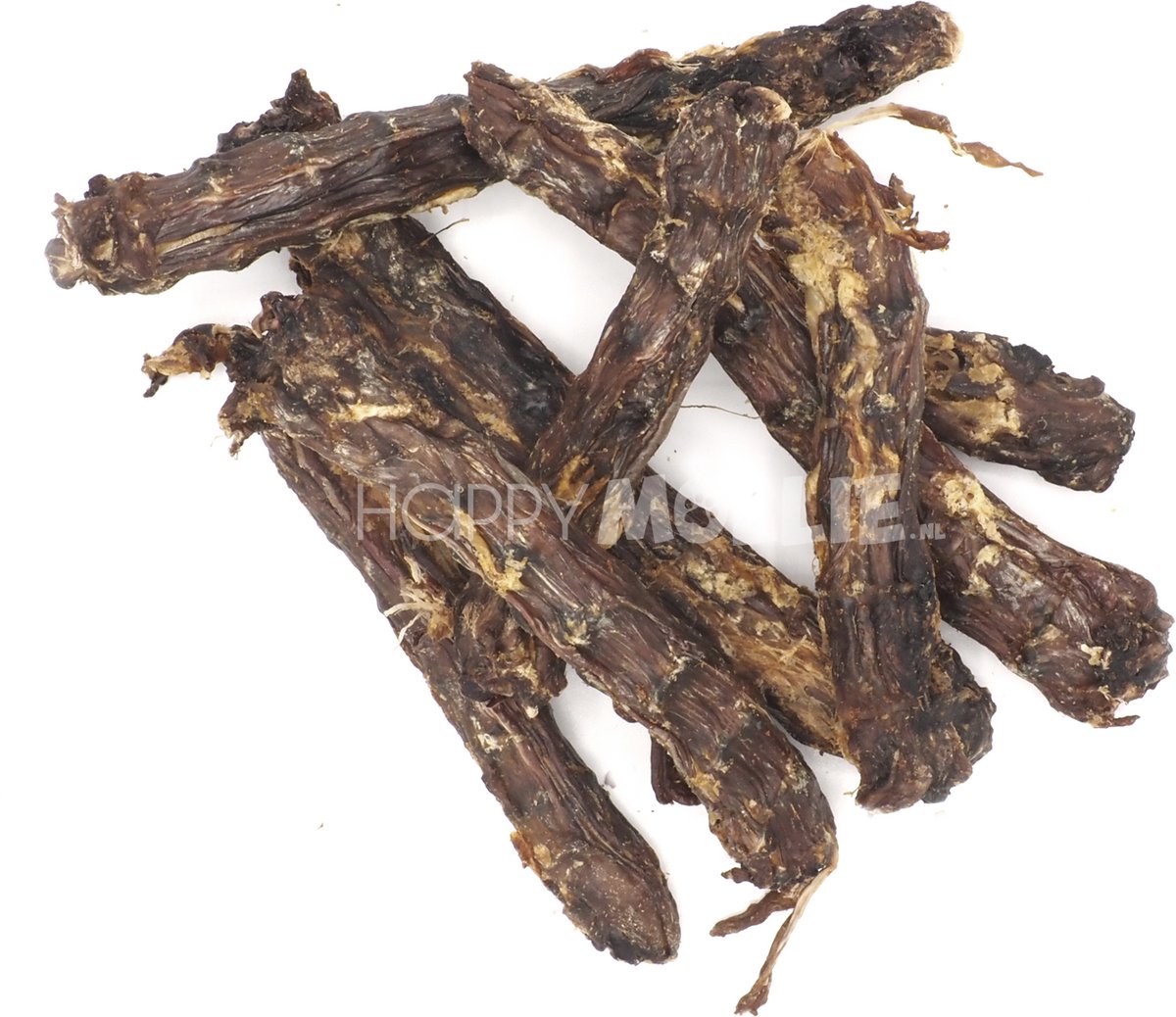 Mollie & Babs - Eendennekken - Hondensnacks - Kauwsnack - Gedroogd Vlees - 100% Eend - 100% Natuurlijk - Hypoallergeen - 200 gram