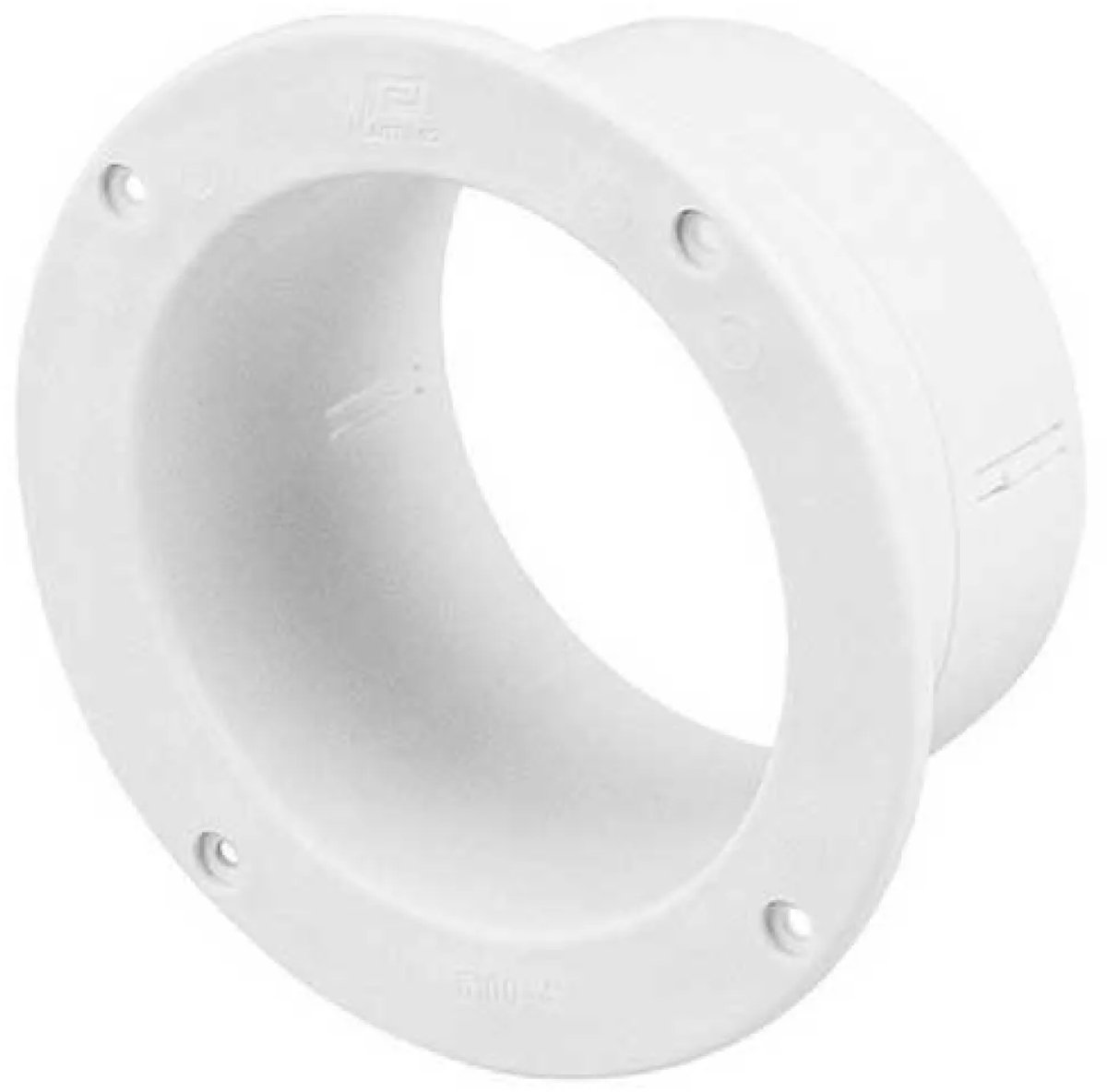 Plastimo Rechte Beluchter Wit 4 mm