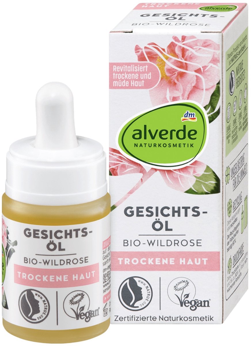 Alverde NATURKOSMETIK Gezichtsolie Wildrose 15ml