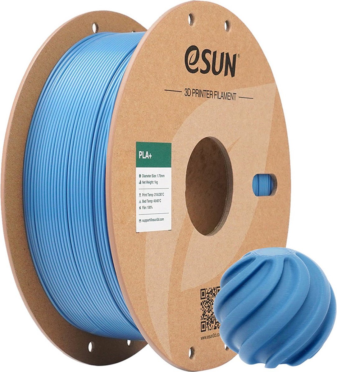 eSun PLA+ Mistblauw / Haze blue 1 kg - 1.75mm - 3D printer filament