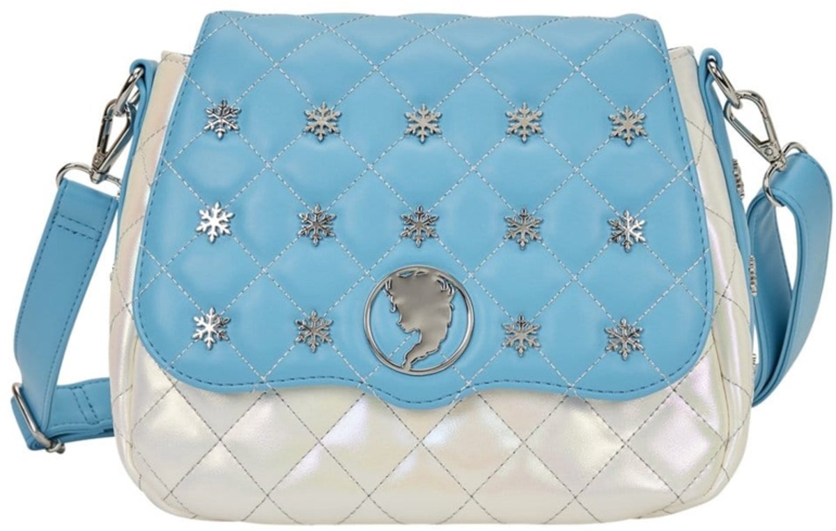 Disney Loungefly Crossbody Bag Frozen Elsa Pearlescent