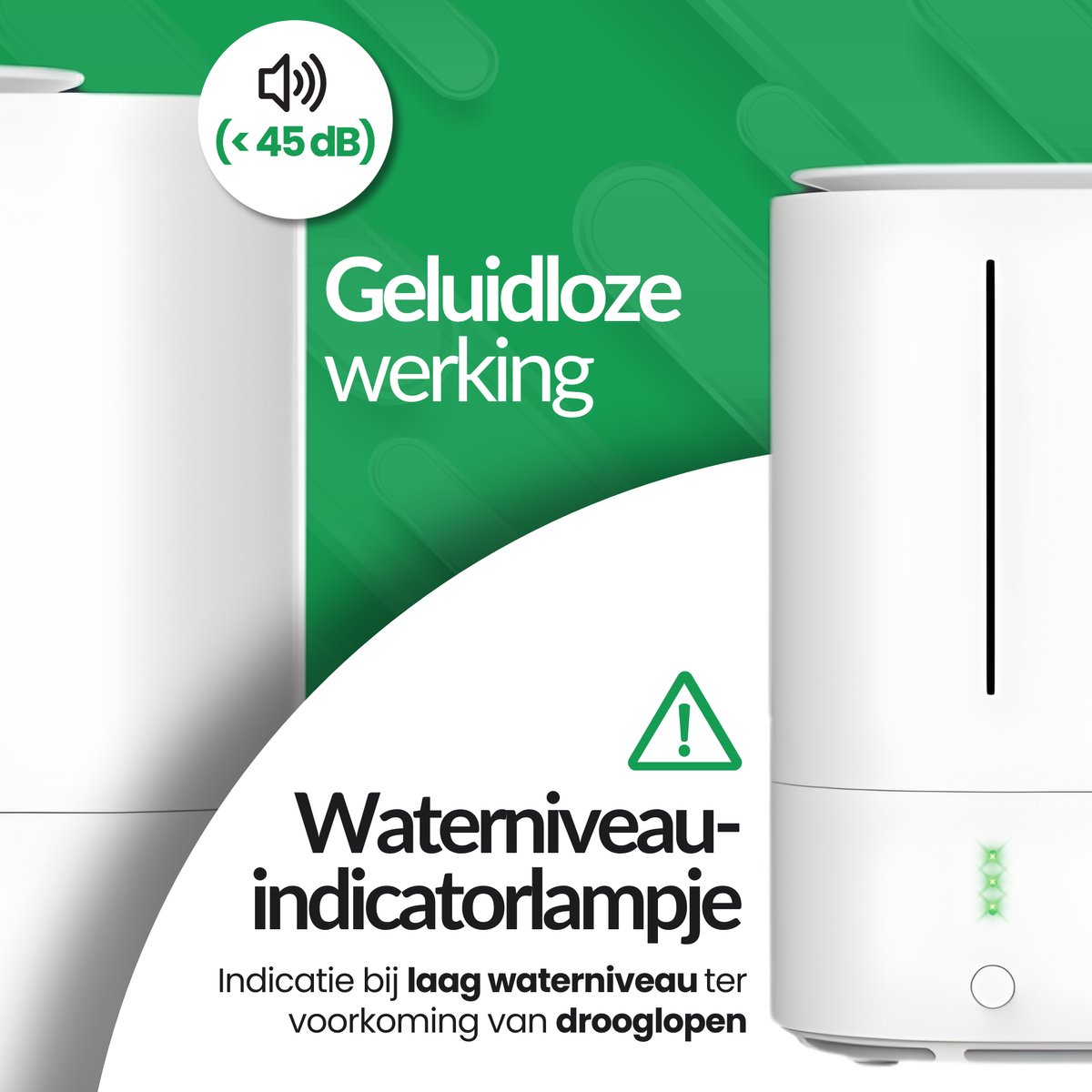 LivingSmart™ slimme luchtbevochtiger met App - 2.2L - <20m² - Ultrasoon - WiFi - luchtbevochtiger - humidifier - Binnnenklimaat thumbnail 4