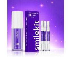Smilekit - Tandenbleekset - V34 Colour Corrector Serum & V34 Colour Corrector Whitening Pens - Witte Tanden - Paarse Tandpasta - Teeth Whitening - Kleurcorrector - smilekit